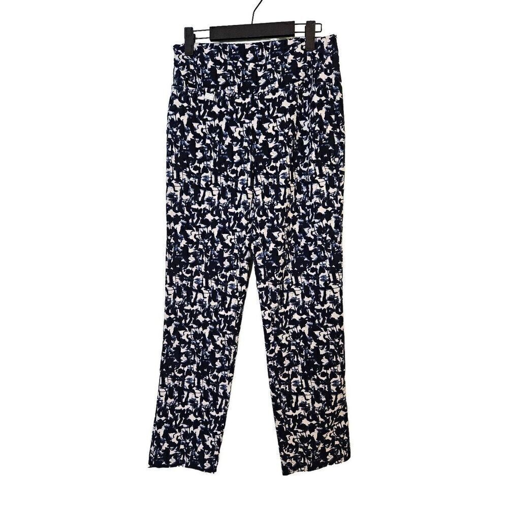 Lulu B ankle length blue and white straight leg pants.  Size 12.